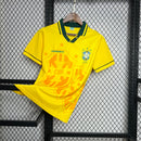 Camisa Brasil Home 93/94 Retrô - Amarelo