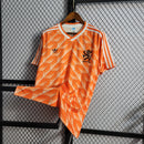 Camisa Holanda Home 1988 Retrô - Laranja