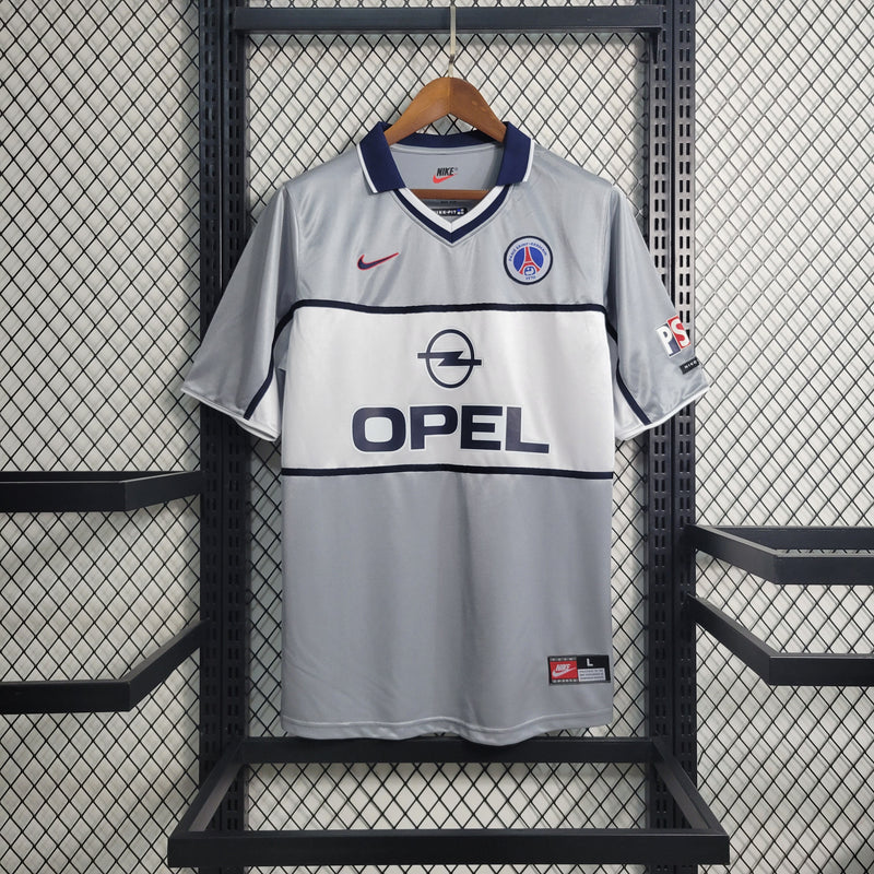 Camisa Retrô PSG Away 2000 - Cinza