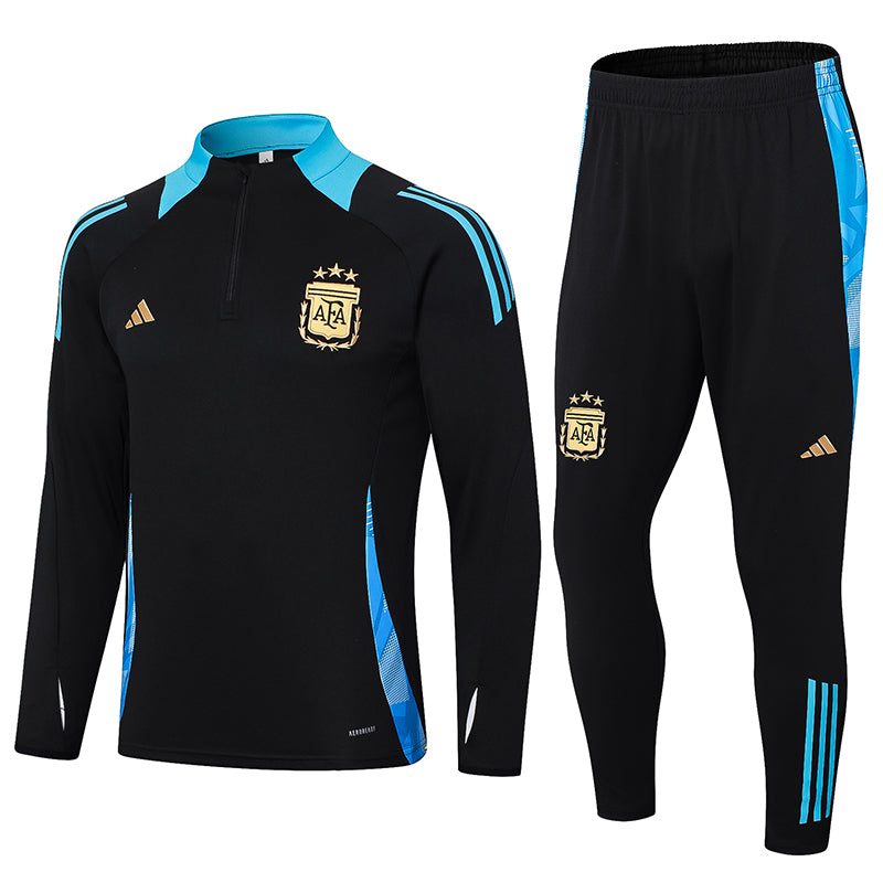 Conjunto Argentina 24/25 Masculino Adidas - Preto e Azul
