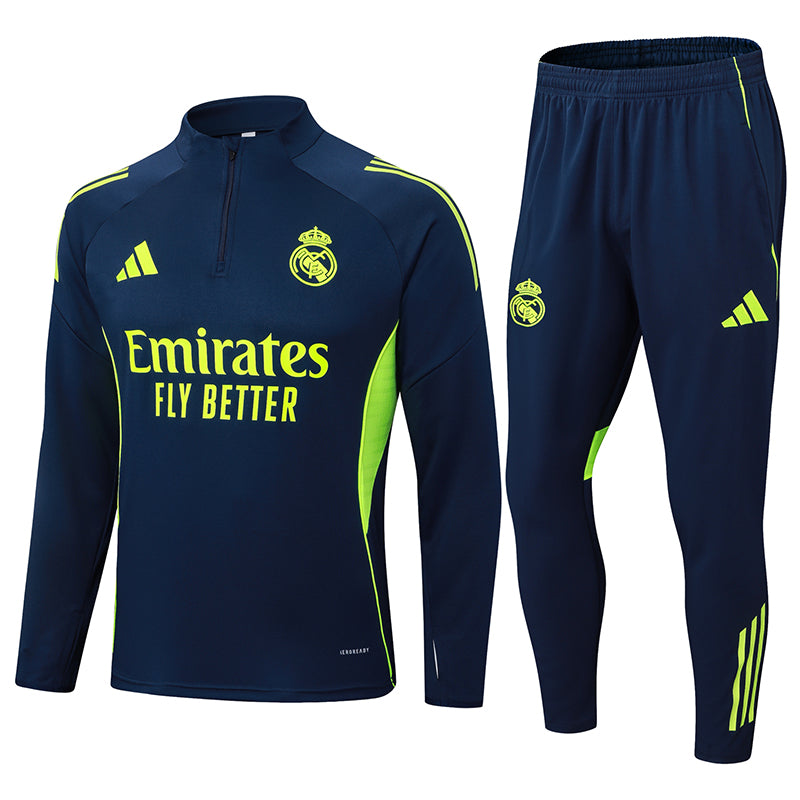 Conjunto Real Madrid 25/26 Masculino Adidas - Azul Escuro