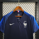 Camisa França Home 2018 Retrô - Azul Escuro