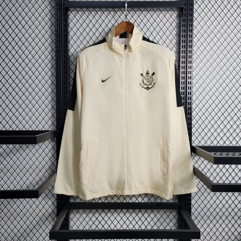 Jaqueta Corta-Vento Corinthians Nike - Bege