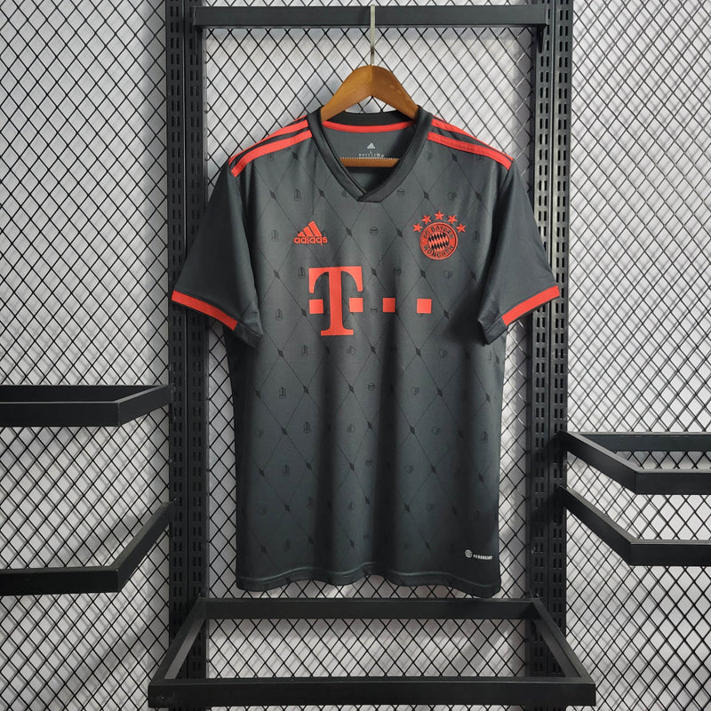 Camisa Bayern Munchen Away III | 22/23 Torcedor Adidas Masculino - Preto