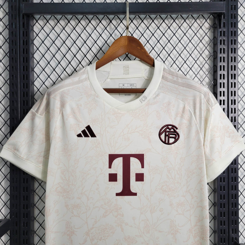 Camisa Bayern Munchen Away III | 23/24 Torcedor Adidas Masculino - Bege