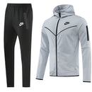 Conjunto Nike: Tech Fleece - Cinza e Preto