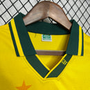 Camisa Brasil Home 93/94 Retrô - Amarelo