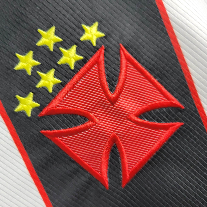 Camisa Vasco da Gama Retrô Away II 2000 I Torcedor Kappa Masculino - Branco