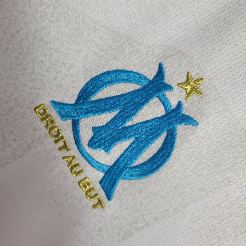 Camisa Olympique Marseille Home | 23/24 Torcedor Puma Masculino - Branco