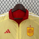 Jaqueta Corta-Vento Espanha Dupla-Face 24/25 Masculino Adidas - Vermelho