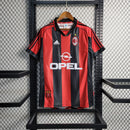 Camisa Retrô AC Milan Home 98/99 - Vermelho+Preto