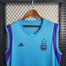 Camisa Argentina Treino Regata | 22/23 Torcedor Adidas Masculino - Roxo