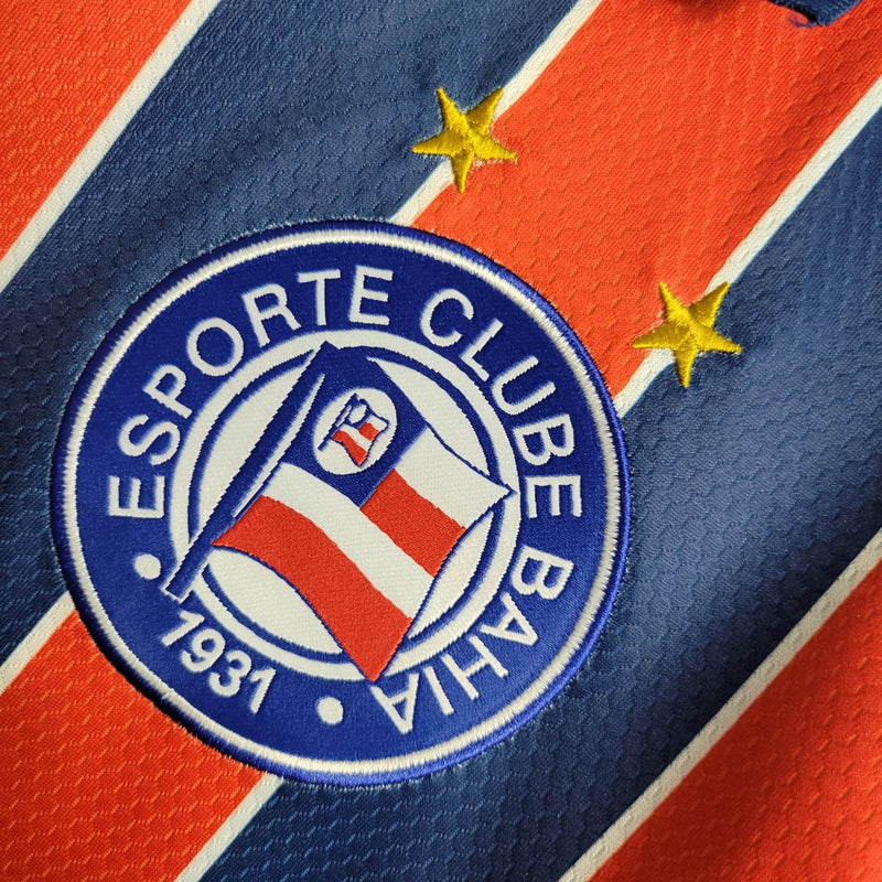 Camisa Bahia Home | 22/23 Torcedor Esquadrão Masculino - Azul e Vermelho