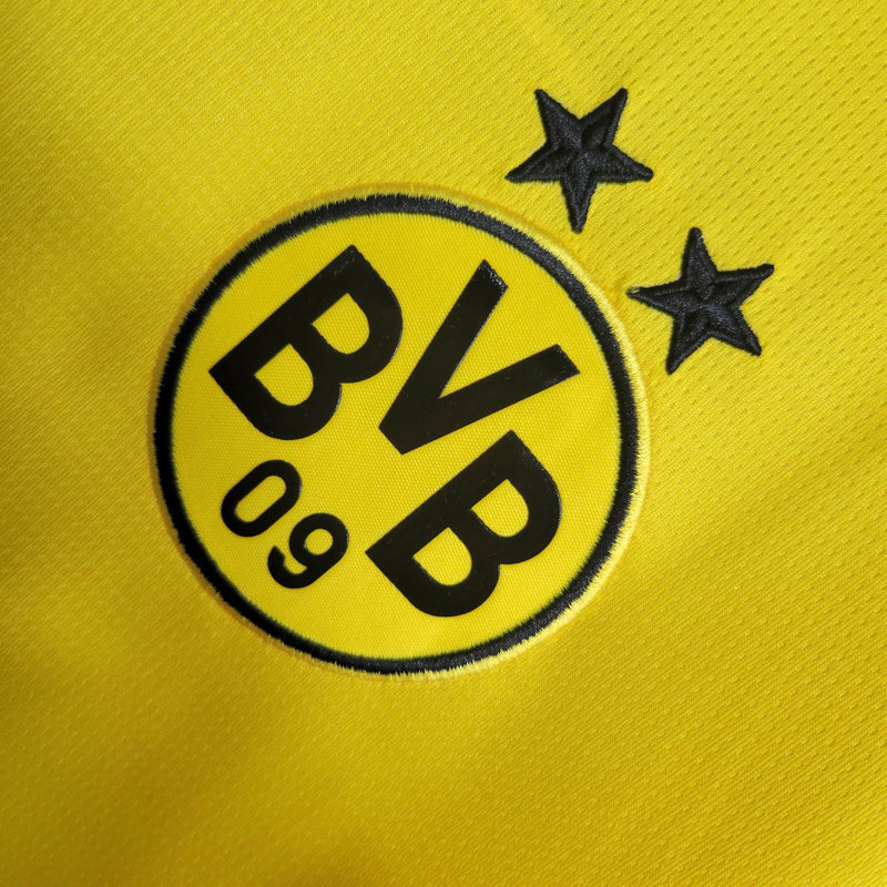 Camisa Borussia Dortmund Home | 23/24 Torcedor Puma Masculino - Amarelo e Preto