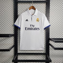 Camisa Retrô Real Madrid Home 16/17 - Branco