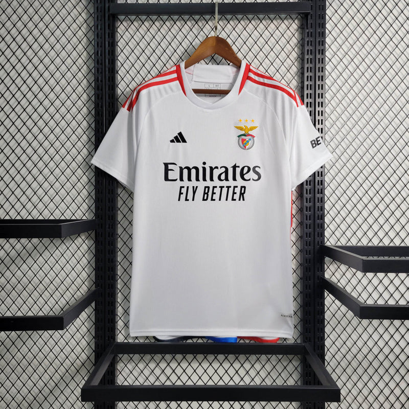 Camisa Benfica Away III | 23/24 Torcedor Adidas Masculino - Branco