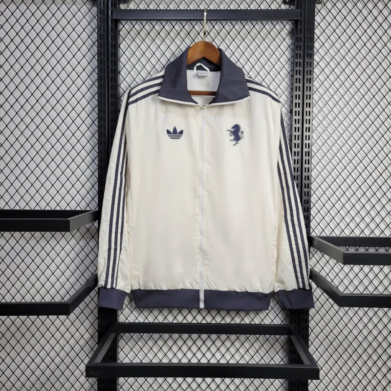 Jaqueta Corta-Vento Juventus Masculino Adidas - Bege