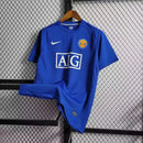 Camisa Manchester United Away 07/08 Retrô - Azul