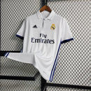 Camisa Retrô Real Madrid Home 16/17 - Branco