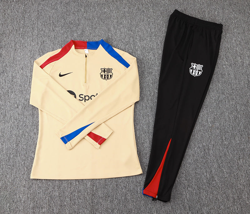 Conjunto Barcelona 24/25 Masculino Nike - Bege
