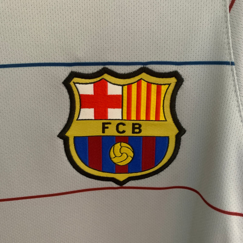 Camisa Barcelona Away 2003 Retrô - Cinza