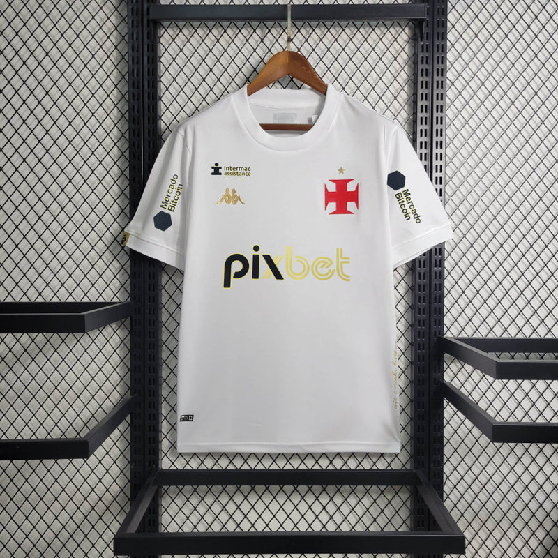 Camisa Vasco Goleiro I 23/24 Torcedor Kappa Masculino - Branco