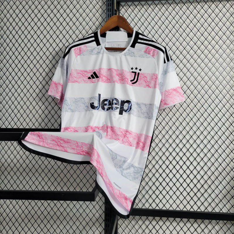 Camisa Juventus Away II | 23/24 Torcedor Adidas Masculino - Rosa
