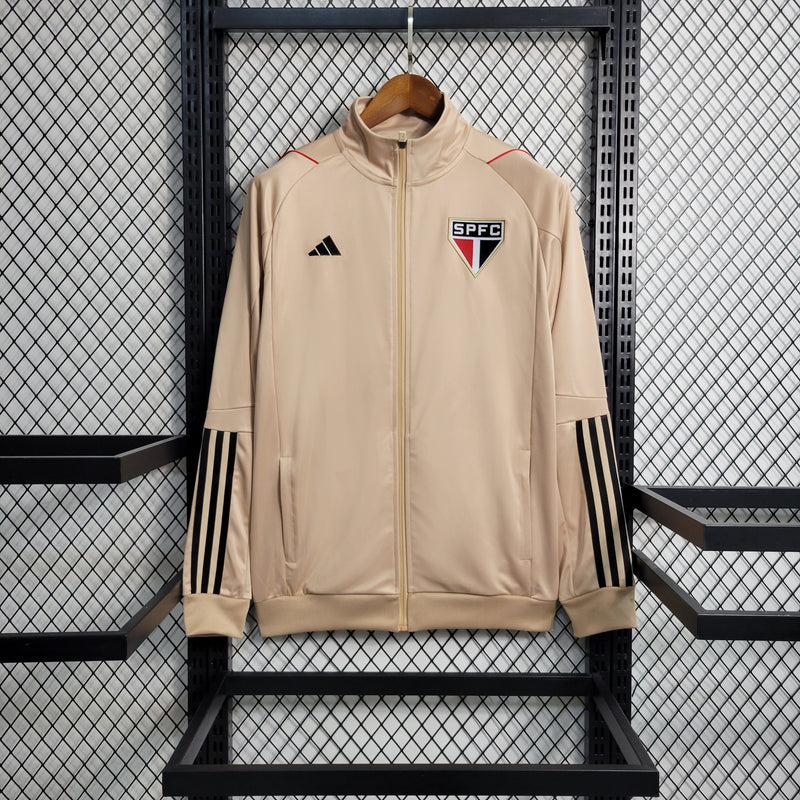 Jaqueta Treino - São Paulo 23/24 Masculino Adidas - Bege