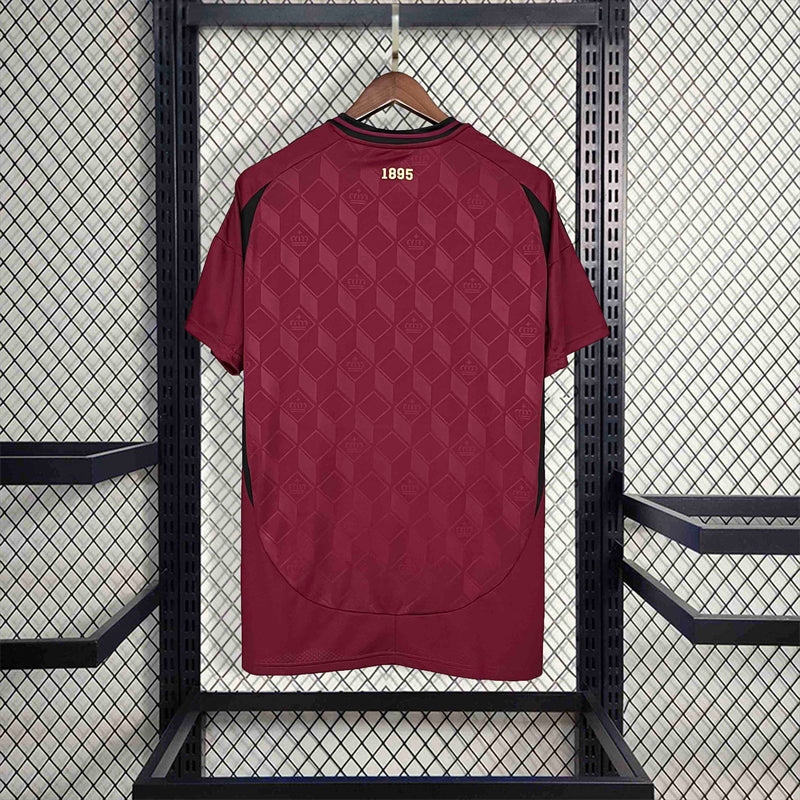 Camisa Bélgica Home 24/25 I Torcedor Adidas Masculino - Grená