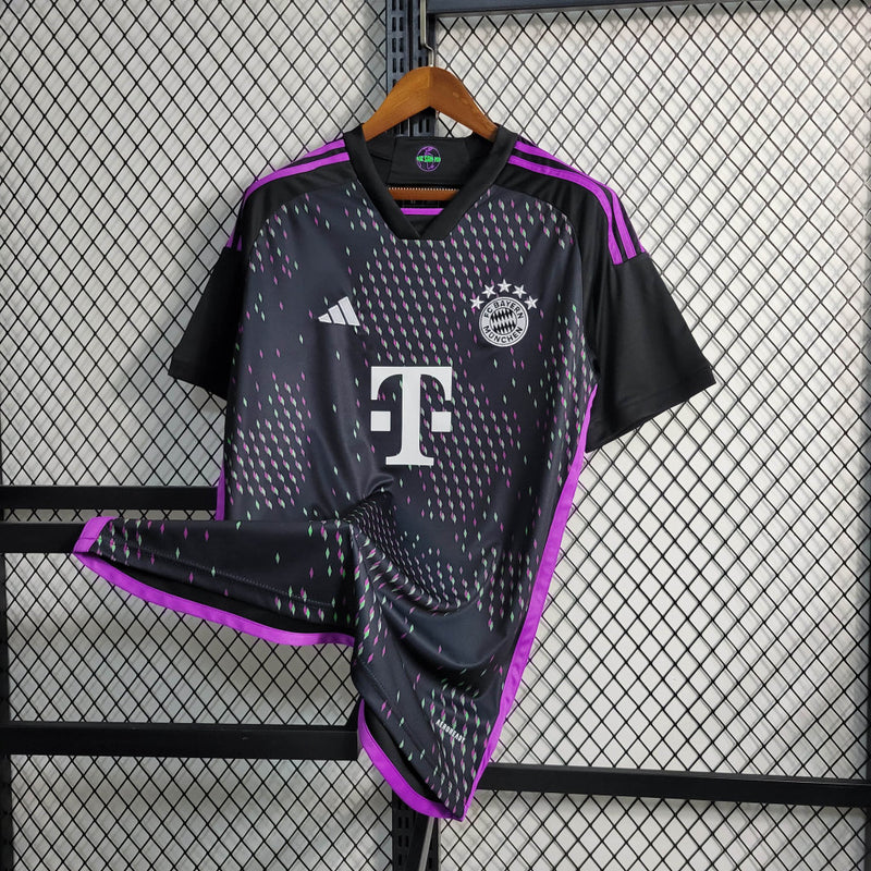 Camisa Bayern Munchen Away II | 23/24 Torcedor Adidas Masculino - Preto e Roxo