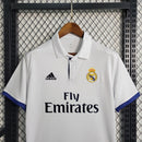 Camisa Retrô Real Madrid Home 16/17 - Branco