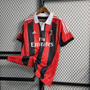 Camisa Retrô AC Milan Home 12/13 - Vermelho+Preto