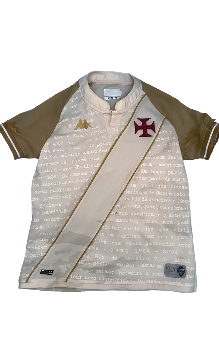 Camisa Vasco da Gama Away III | 24/25 Torcedor Kapa Masculino - Bege