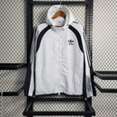 Jaqueta Corta-Vento Adidas Old - Branco