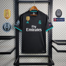 Camisa Retrô Real Madrid Away 17/18 - Preto
