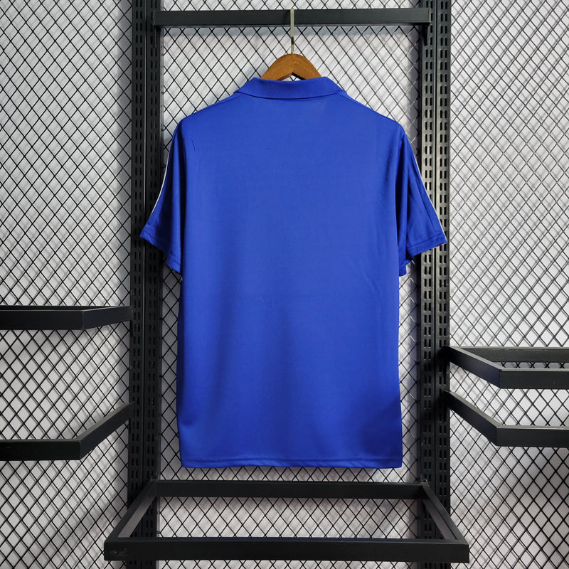Camisa França Home 84/86 Retrô - Azul