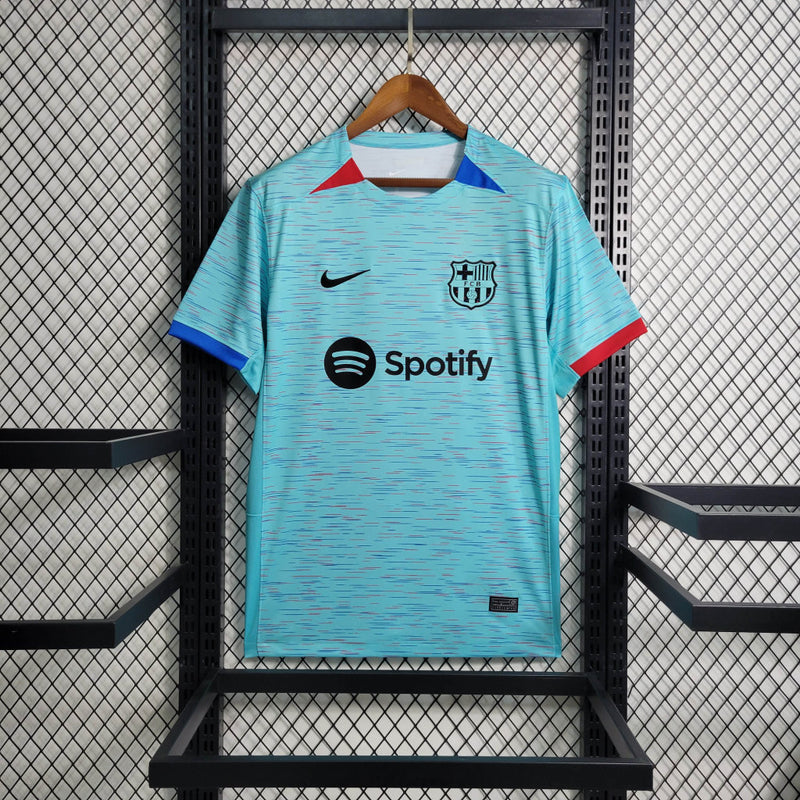 Camisa Barcelona Away III | 23/24 Torcedor Nike Masculino - Azul