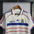 Camisa França Away 1998 Retrô - Branco