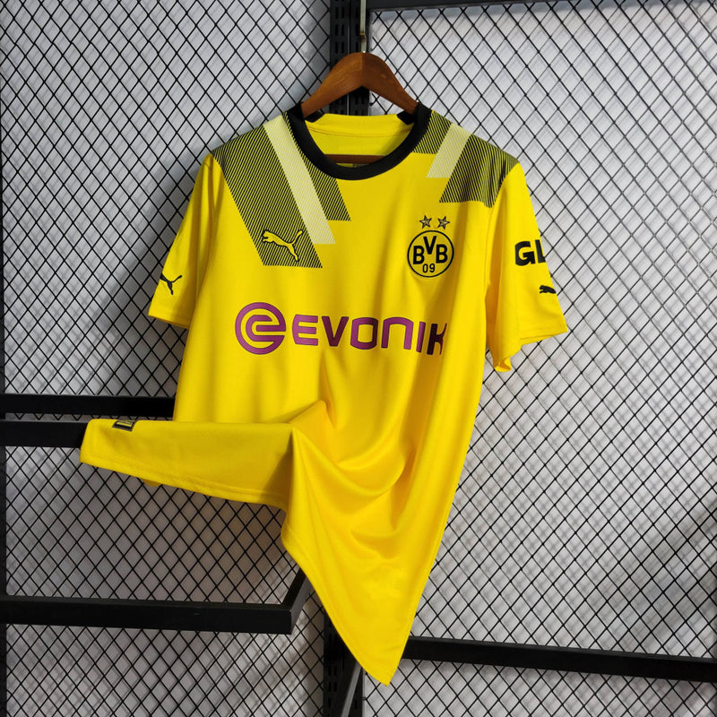 Camisa Borussia Dortmund Away III | 22/23 Torcedor Puma Masculino - Amarelo