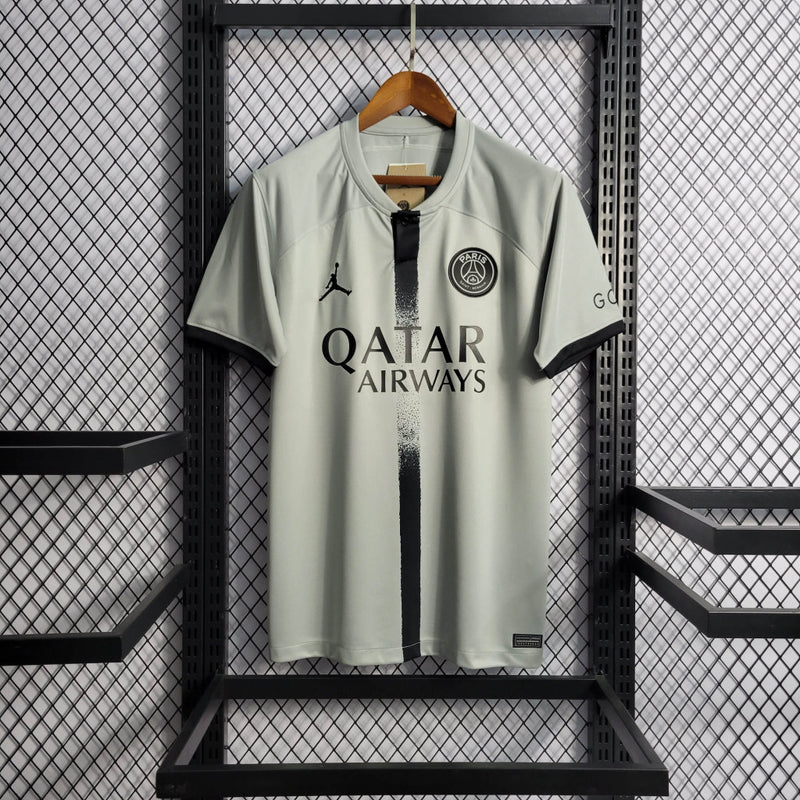 Camisa PSG Away III | 22/23 Torcedor Nike Masculino - Cinza
