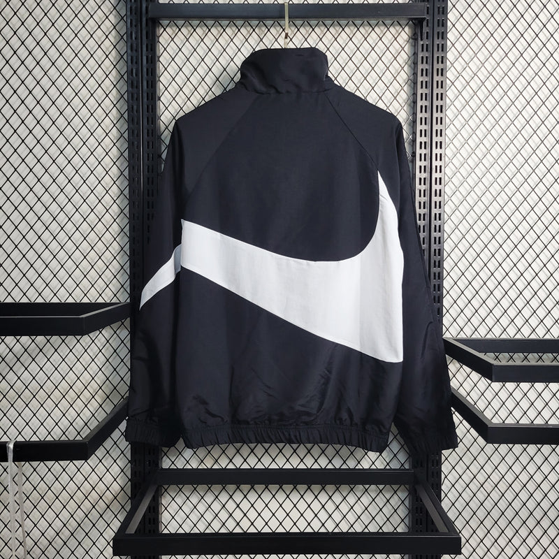 Jaqueta Corta-Vento Nike Big Swoosh - Preto