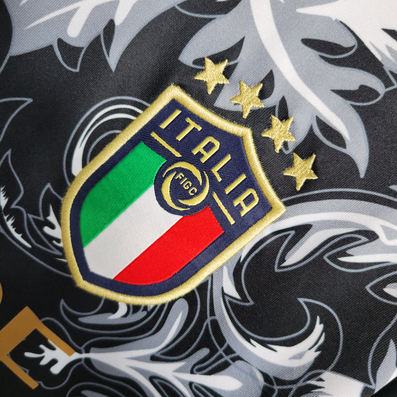 Camisa Itália Edição Especial Versace | 23/24 Torcedor Puma Masculino - Preto