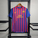 Camisa Barcelona Home 11/12 Retrô - Azul+Grená