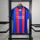 Camisa Barcelona Home 16/17 Retrô - Azul+Grená