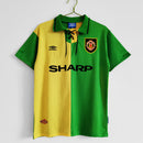 Camisa Retrô Manchester United Third 92/94 - Amarelo+Verde