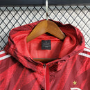 Jaqueta Corta-Vento Flamengo 23/24 Masculino Adidas - Vermelho