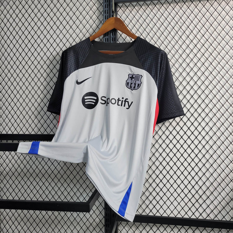 Camisa Barcelona Treino I 23/24 Torcedor Adidas Masculino - Cinza