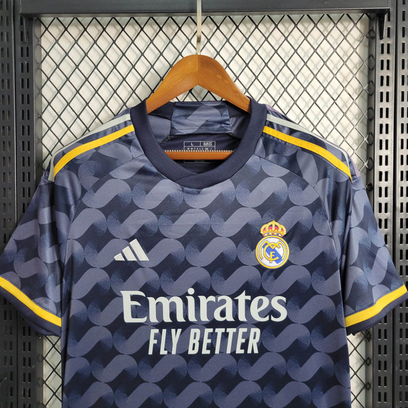 Camisa Real Madrid Away II | 23/24 Torcedor Adidas Masculino - Azul