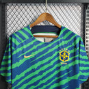 Camisa Brasil Pré-Jogo | 22/23 Torcedor Nike Masculino - Verde