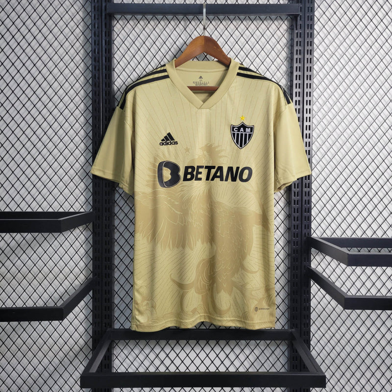 Camisa Atlético Mineiro Away III | 22/23 Torcedor Adidas Masculino - Bege